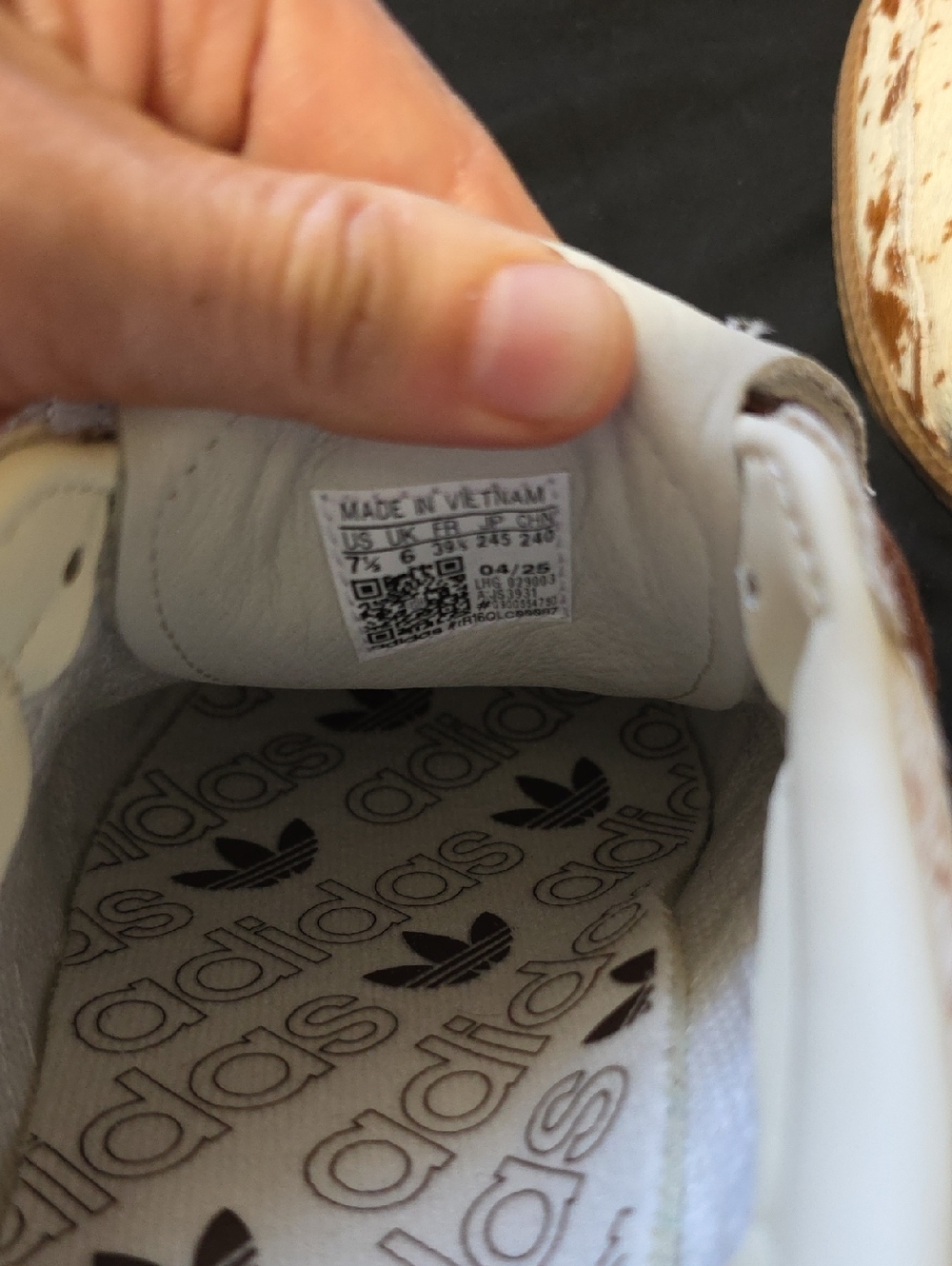 Adidas Samba Long Tongue - Cow Print - Picture 5 of 5